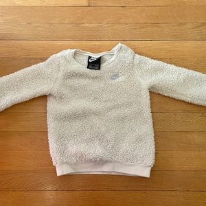 Nike Sherpa Sweater Pullover Size 24m